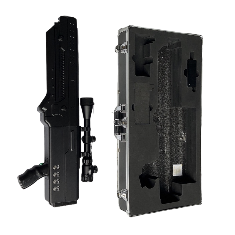  佛冈手持便携式枪型低空防御反制四通道A型